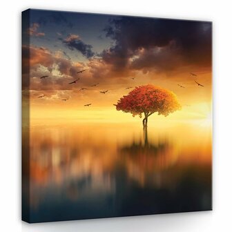 Sunset Canvas Schilderij PP13003O2