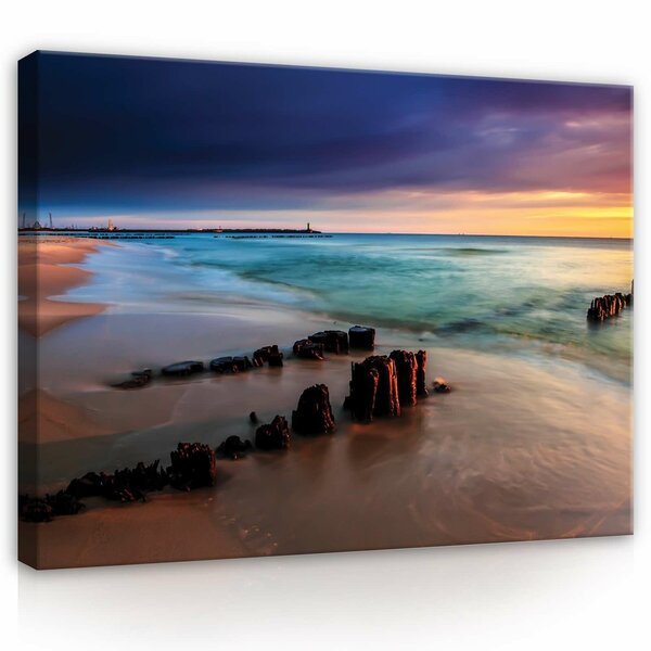 Beach Canvas Schilderij PP422O1