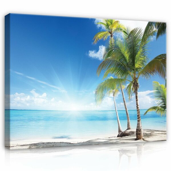 Sunny Beach Canvas Schilderij PP227O1