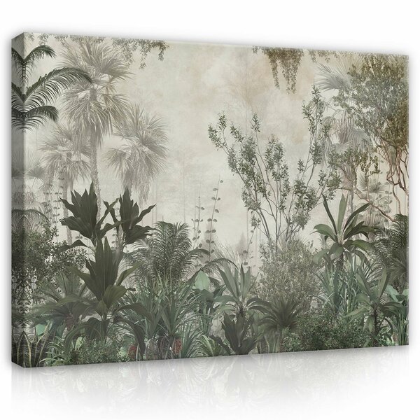 Nature forest jungle green Canvas Schilderij PP14526O1