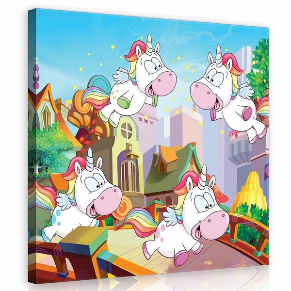 Unicorns Canvas Schilderij PP11708O2