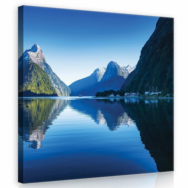 Mountains in New Zealand Canvas Schilderij PP11794O2