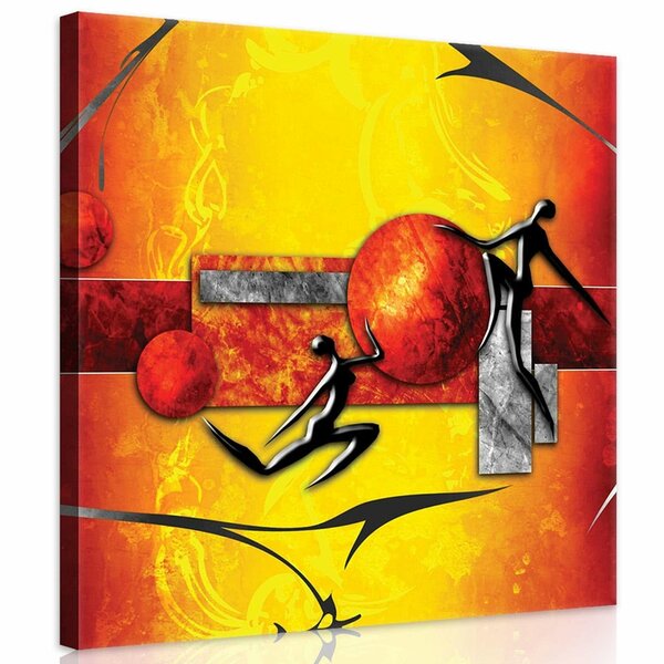 Abstraction Canvas Schilderij PP10879O2