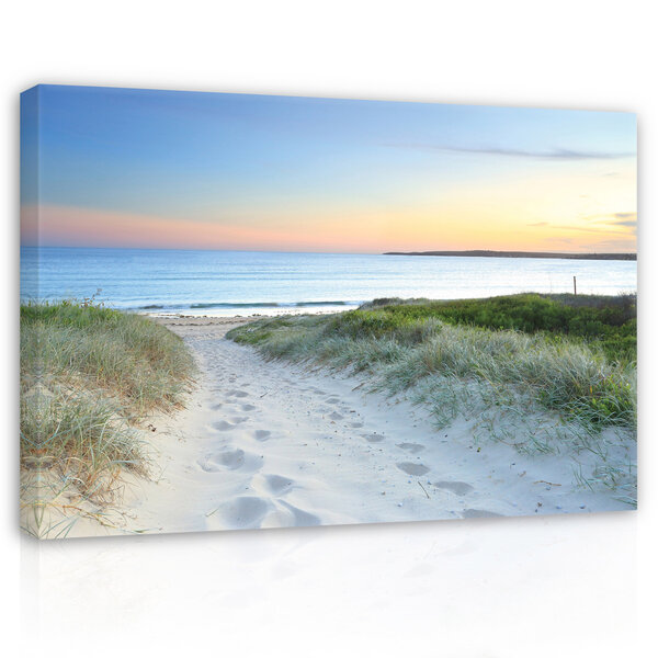 Landscape nature beach ocean Canvas Schilderij PP14535O20