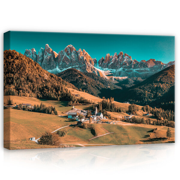 Alpine Valley Canvas Schilderij PP14019O20