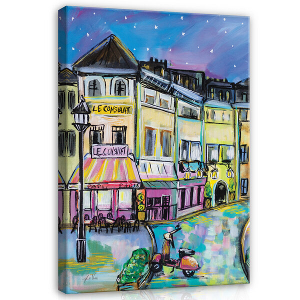 City Paris Painting Sky Canvas Schilderij PP14354O20