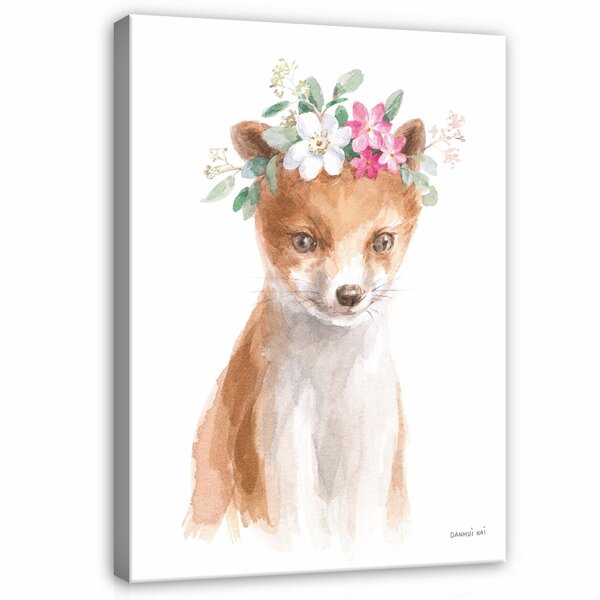 For Children Animals Flowers Art Canvas Schilderij PP14397O1