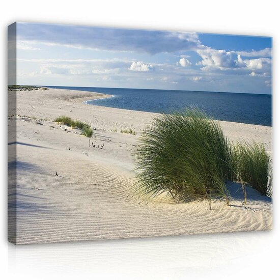 North Sea Beach Canvas Schilderij PP192O1