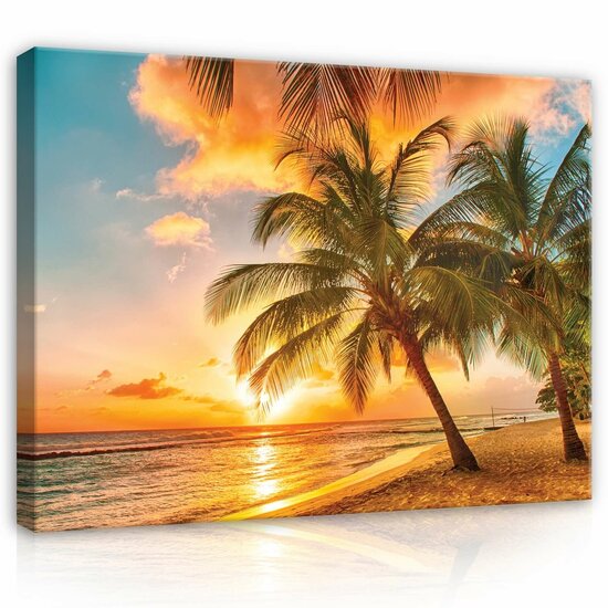 Sunny Tropics Canvas Schilderij PP2467O1