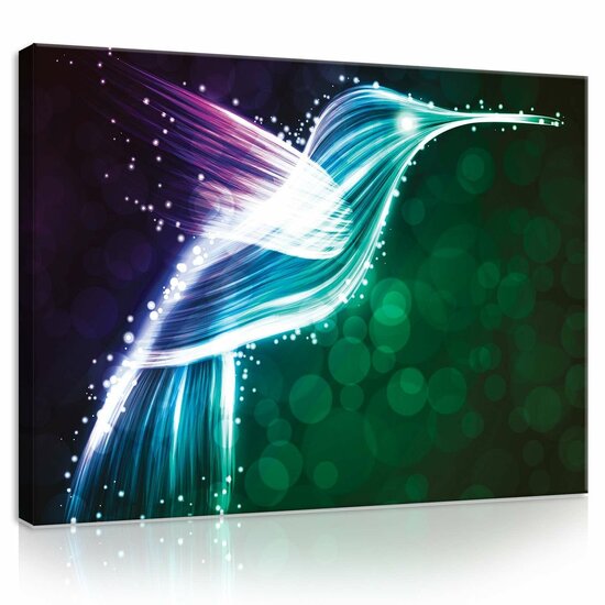 Luminous Humming Bird Canvas Schilderij PP20298O1