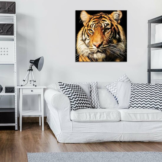 Majestic Tiger Canvas Schilderij PP20310O2