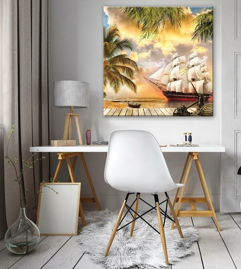 Ship Canvas Schilderij PP11421O2