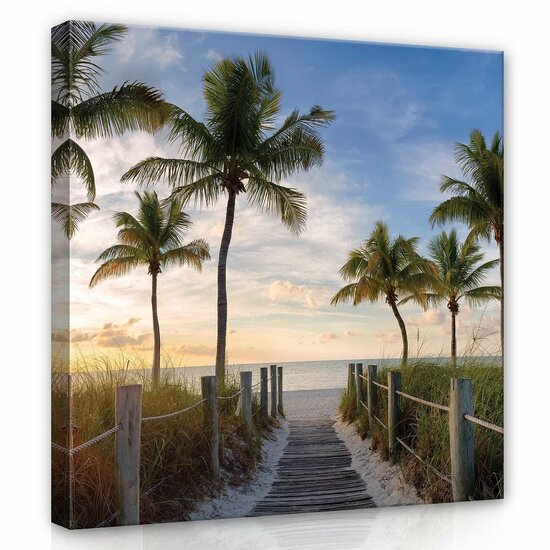 Palm trees Canvas Schilderij PP12741O2