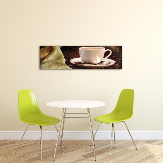 Vintage Coffeebeans Canvas Schilderij PP20225O3