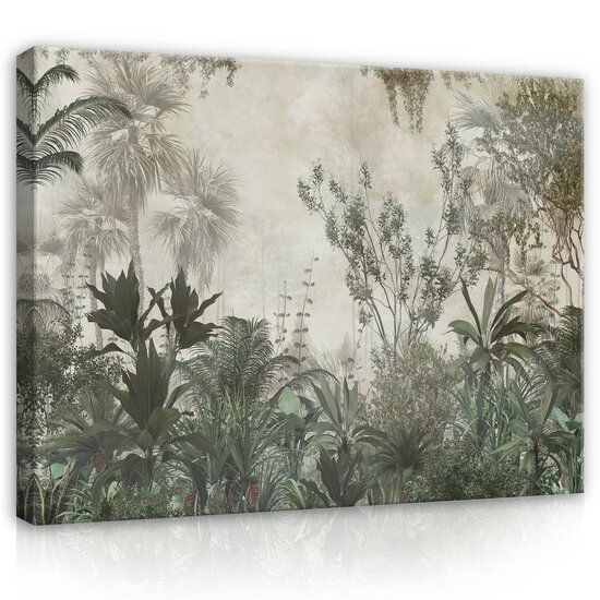 Nature forest jungle green Canvas Schilderij PP14526O20