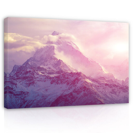 Nature landscape mountains snow Canvas Schilderij PP14579O20