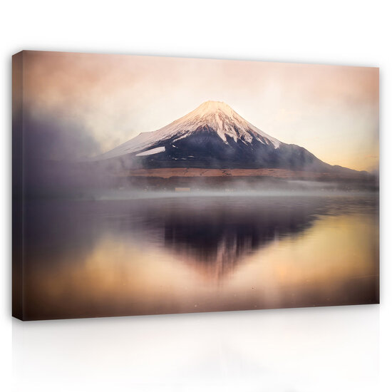 Landscape lake Fuji mountain Canvas Schilderij PP14626O20