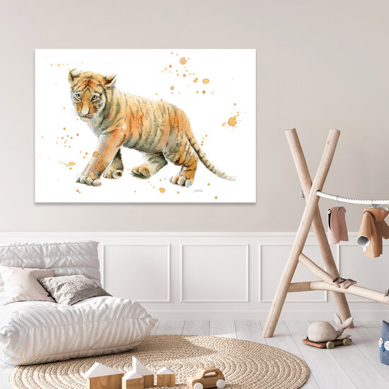 For Children Animals Tiger Cat Canvas Schilderij PP14389O20