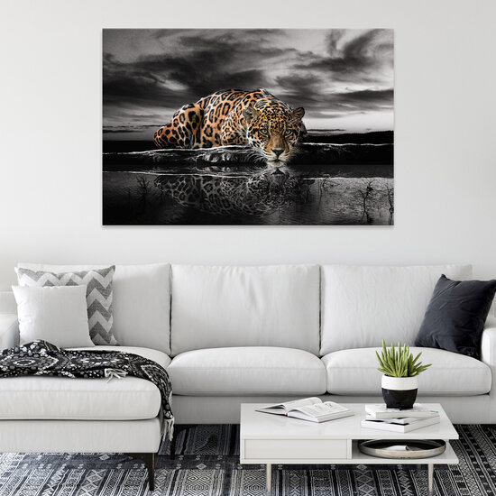 Nature jaguar Africa jungle Canvas Schilderij PP14419O20