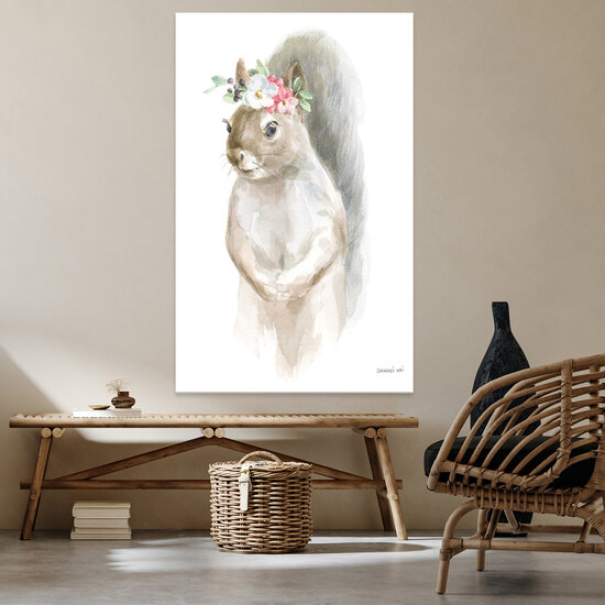 For Children Animals Squirrel Fairytales Canvas Schilderij PP14396O20