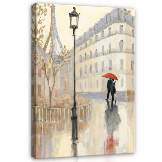 Cities Paris Characters Couples Canvas Schilderij PP14351O20