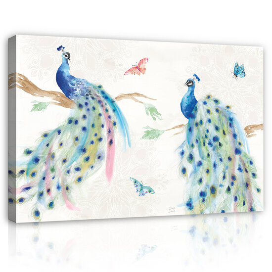 Animals Birds Abstract Ornaments Canvas Schilderij PP14384O20