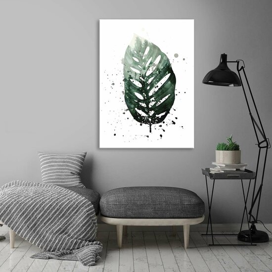 Leaf forest fog Canvas Schilderij PP13754O1