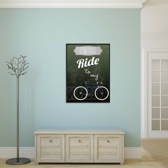 Vintage Bike Canvas Schilderij PP20249O1