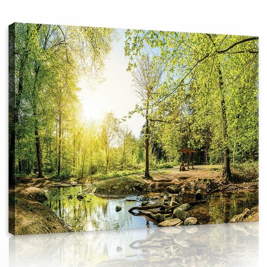 Green Forest Canvas Schilderij PP10508O1